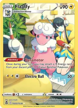 Flaaffy TG03/TG30: SWSH12 - Pokemon Silver Tempest Trainer Gallery Holo LP-NM - Image 1