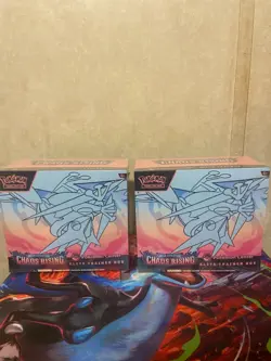 Pokemon TCG: Chaos Rising Pokemon Center ETB New and Sealed Lot of 2 - Image 1