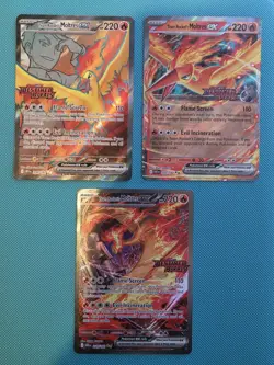 Pokemon TCG Team Rocket's Moltres ex Destined Rivals Stamped UPC Promo Set - Image 1