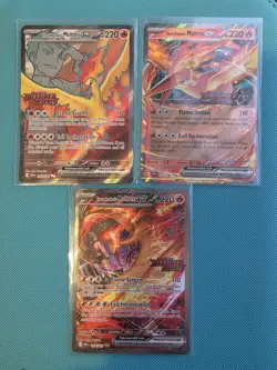 Pokemon TCG Team Rocket's Moltres ex Destined Rivals Stamped UPC Promo Set - Image 3