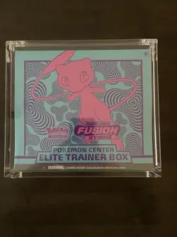 Pokemon Center Sword & Shield Fusion Strike Elite Trainer Box ETB Sealed Acrylic - Image 1