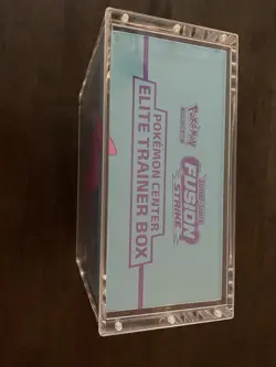 Pokemon Center Sword & Shield Fusion Strike Elite Trainer Box ETB Sealed Acrylic - Image 3
