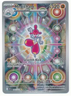 2026 POKEMON ASCENDED HEROES ILLUSTRATION RARE MEDICHAM #241/27 MINT D - Image 1