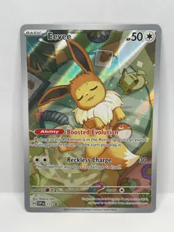 Pokemon TCG Eevee Prismatic Evolutions ETB Black Star Promo SVP173 - Image 1