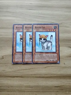 Yu-Gi-Oh! - Rescue Cat 3X - Complete Playset - FET-EN033 - Image 1
