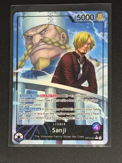 Sanji OP12-041 Alt Art Leader One Piece OPTCG - Image 1