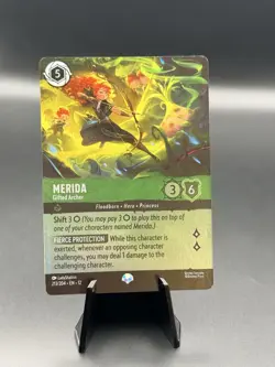 Merida - Gifted Archer (Epic) 213/204 Epic Wilds Unknown Lorcana NM/M Cold Foil - Image 1