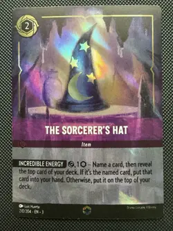 Disney Lorcana The Sorcerer's Hat Foil Inklands 210/204 - Image 2
