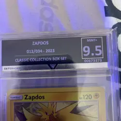 Zapdos Holo 012/034 Trading Card Game Classic CLC 2023 Pokemon Card - Image 2