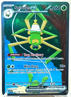 SV01: Scarlet & Violet Base Set - Spidops EX Special Illustration Rare #243/198 - Image 1