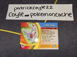 Zangoose #89 Pokemon Topps Advanced Challenge Card NM front/LP back - Image 4