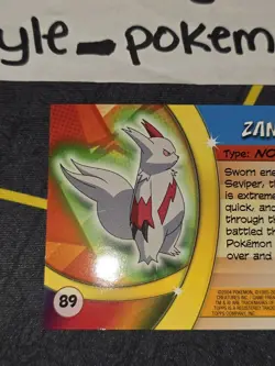 Zangoose #89 Pokemon Topps Advanced Challenge Card NM front/LP back - Image 5