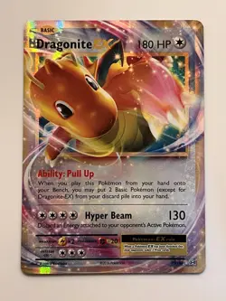 Dragonite EX 72/108 XY Evolutions Pokemon Card Holo Ultra Rare NM-M - Image 1