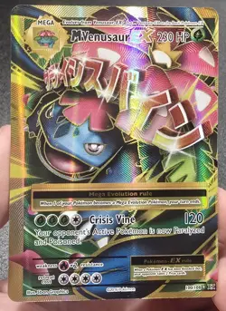 M Venusaur EX *Error* MISCUT 100/108 Ultra Rare Full Art XY Evolutions Pokemon - Image 1