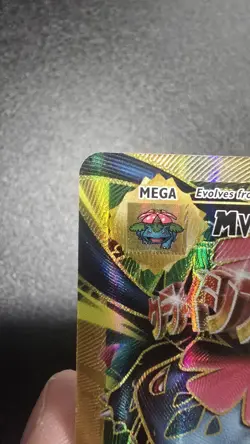 M Venusaur EX *Error* MISCUT 100/108 Ultra Rare Full Art XY Evolutions Pokemon - Image 2
