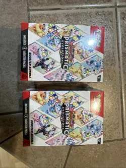 Pokemon TCG Prismatic Evolutions Booster Bundle LOT OF 2 Boxes New Sealed - Image 1