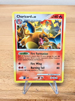 2009 Charizard Cracked-Ice Holo Lv.60 Platinum Arceus Diamond and Pearl LP - Image 1