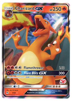 Pokemon Charizard GX Battle Academy Stamped 60 9/68 Hidden Fates NM TCG - Image 1