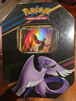 Pokemon TCG Crown Zenith Galarian Articuno Tin NEW SEALED (4 Packs) - Image 1