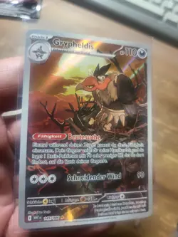 Pokemon Weisse Flammen Grypheldis 145/086 boosterfrisch near mint - Image 1