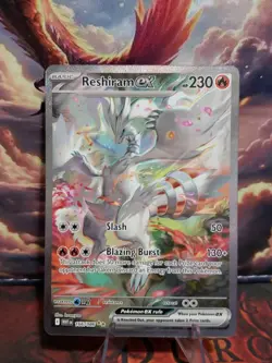 Pokemon TCG Reshiram EX 166/086 White Flare Special Illustration Rare - Image 1
