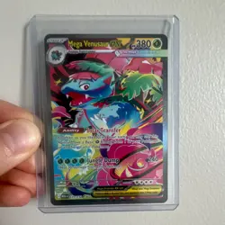 Pokemon Mega Venusaur EX 177/132 ME01 Mega Evolution Full Art Holo English - Image 1
