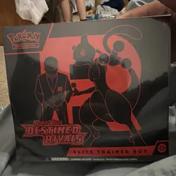 Pokemon TCG Scarlet & Violet: Destined Rivals Mewtwo Elite Trainer Box - Image 1