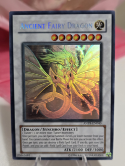 Yu-Gi-Oh! Konami Ancient Fairy Dragon ANPR-EN040 Ghost Rare Unlimited Edition MP - Image 1