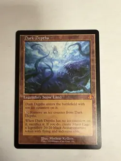 1xMTG Dark Depths (Retro Frame)-Dominaria Remastered-LP - Image 1