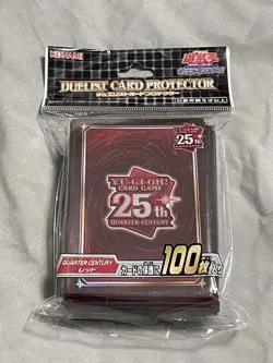 Yu-Gi-Oh! - OCG Sleeves - 25th Anniversary - Red - 100 Count - Japanese Size - Image 1