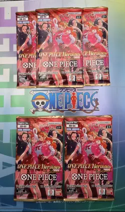One Piece TCG - EB03 - One Piece Heroines Edition - 5 English Ver. Booster Packs - Image 1