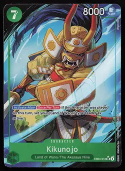 Kikunojo EB04-012 Super Rare The Azure Sea's Seven One Piece English NM - Image 1