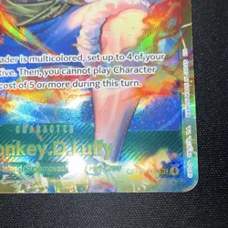 Namco Monkey.D.Luffy Carrying on His Will OP13-118 Secret Rare Foil 7000 - Image 4