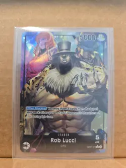 One Piece Rob Lucci (079) (Parallel) OP07-079 500 Years in the Future Foil - Image 1