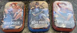 One Piece Vol.2 Mini Tins Set Of 3 English Sealed-Monkey D Luffy/Sabo/Ace - Image 1