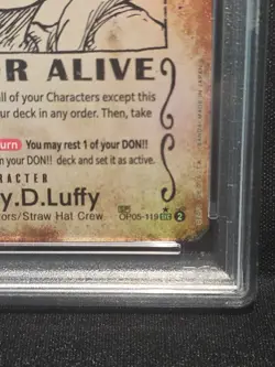 2024 One Piece Monkey D. Luffy Wanted OP09 EN. Alternate Art SP! OP05-119 PSA-10 - Image 2
