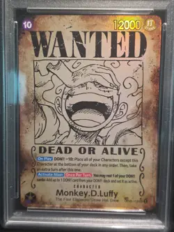 2024 One Piece Monkey D. Luffy Wanted OP09 EN. Alternate Art SP! OP05-119 PSA-10 - Image 5
