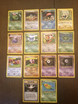 NEO Discovery Set Pokemon 14 Card Uncommon/Common Lot - Image 1