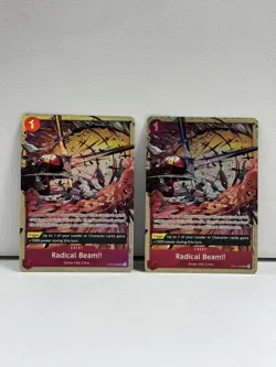 Radical Beam!! Premium Card Collection Best Selection OP01-02 One Piece Promo x2 - Image 1