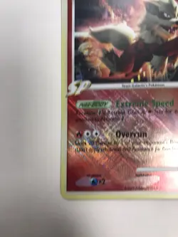 Pokemon Arcanine Platinum Crosshatch Holo Promo Card - Image 4