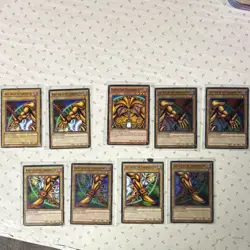 Konami Yu-Gi-Oh! Exodia, Right Arm, Left Arm, Right Leg, Left Leg Card Lot - Image 1