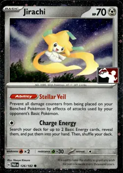 Jirachi Holo Common Prize Pack Series Cards 126/182 NM - Image 1