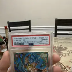 Dragon Ball Super Card Game 2026 Gogeta: BR FB09-121 Alt Art SCR Foil PSA 10 - Image 4