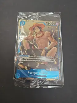 One Piece CCG Sealed Portgas D. Ace Tin Set Vol 2 Promo Card - Image 1