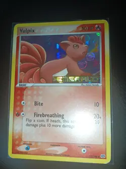 Pokemon English Card - Vulpix Emerald 72/106 Reverse Holo Stamped US SELLER MP📈 - Image 2