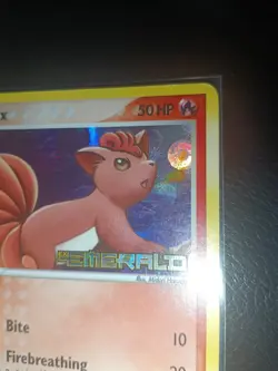 Pokemon English Card - Vulpix Emerald 72/106 Reverse Holo Stamped US SELLER MP📈 - Image 3