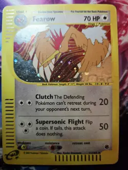Fearow - EX: Expedition (11/165) e-Reader Holo Rare Pokemon Card DMG - Image 1