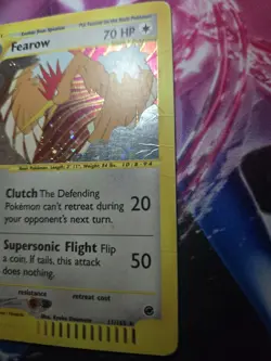 Fearow - EX: Expedition (11/165) e-Reader Holo Rare Pokemon Card DMG - Image 4