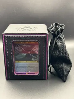 2 MTG Decks, Cloud & Sephiroth, Final Fantasy Cards, EDH Commander Boxes, Dice - Image 3