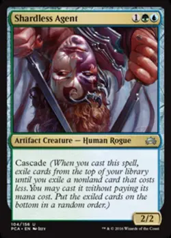1 x Shardless Agent - Planechase Anthology - Moderate Play - MTG - Image 1